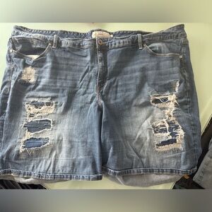 Torrid Blue Denim Shorts size 30